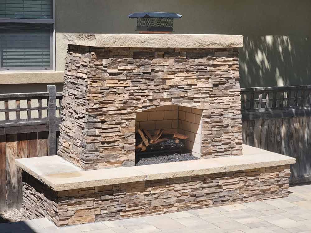 Wood-Burning Outdoor Fire Pit in Denver, CO